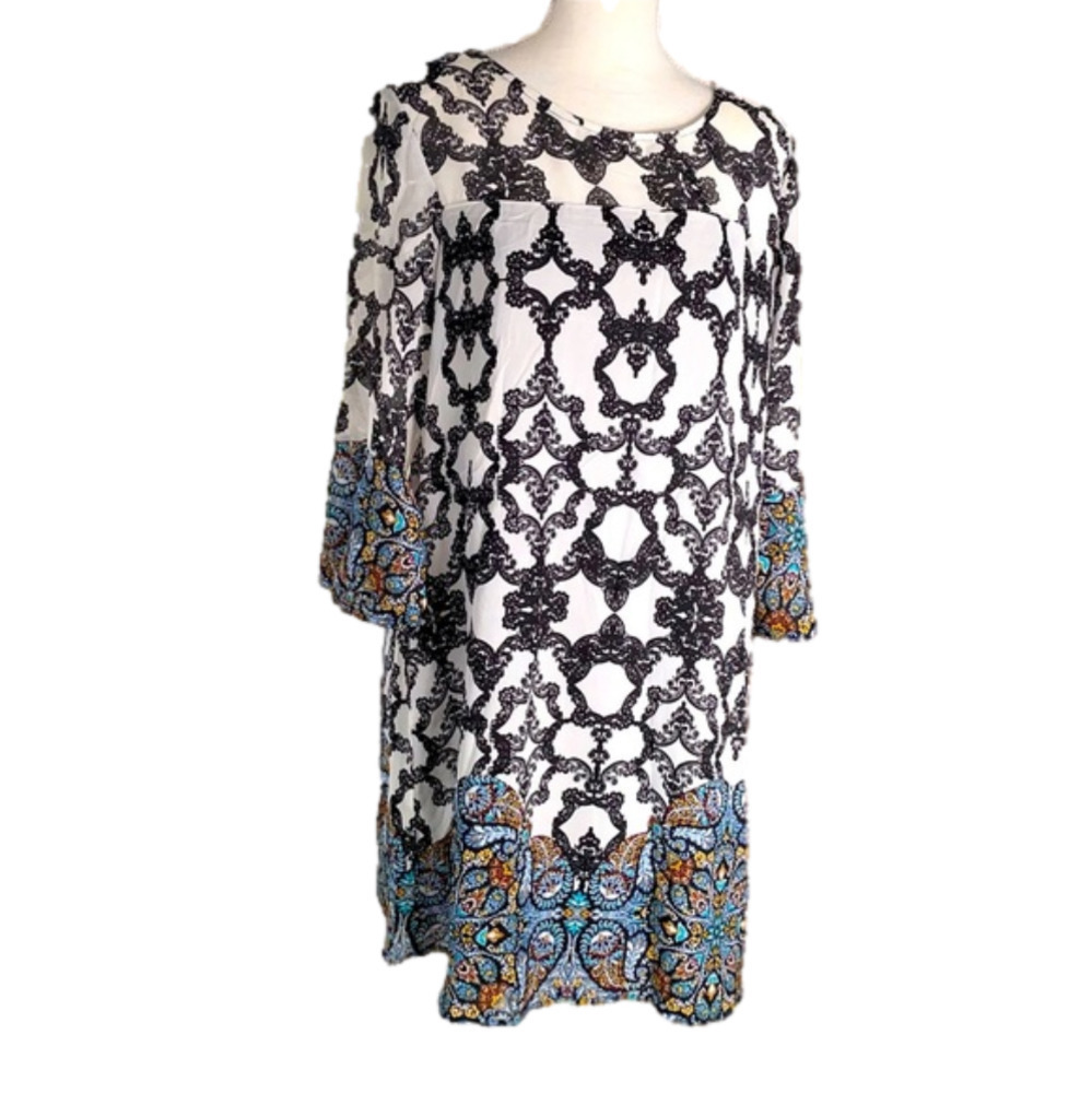 𝅺SPEECHLESS CL Pull Over Dress Flare Sleeves Fully Lined